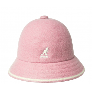 Kangol Stripe Casual - Dusty Rose / Off White